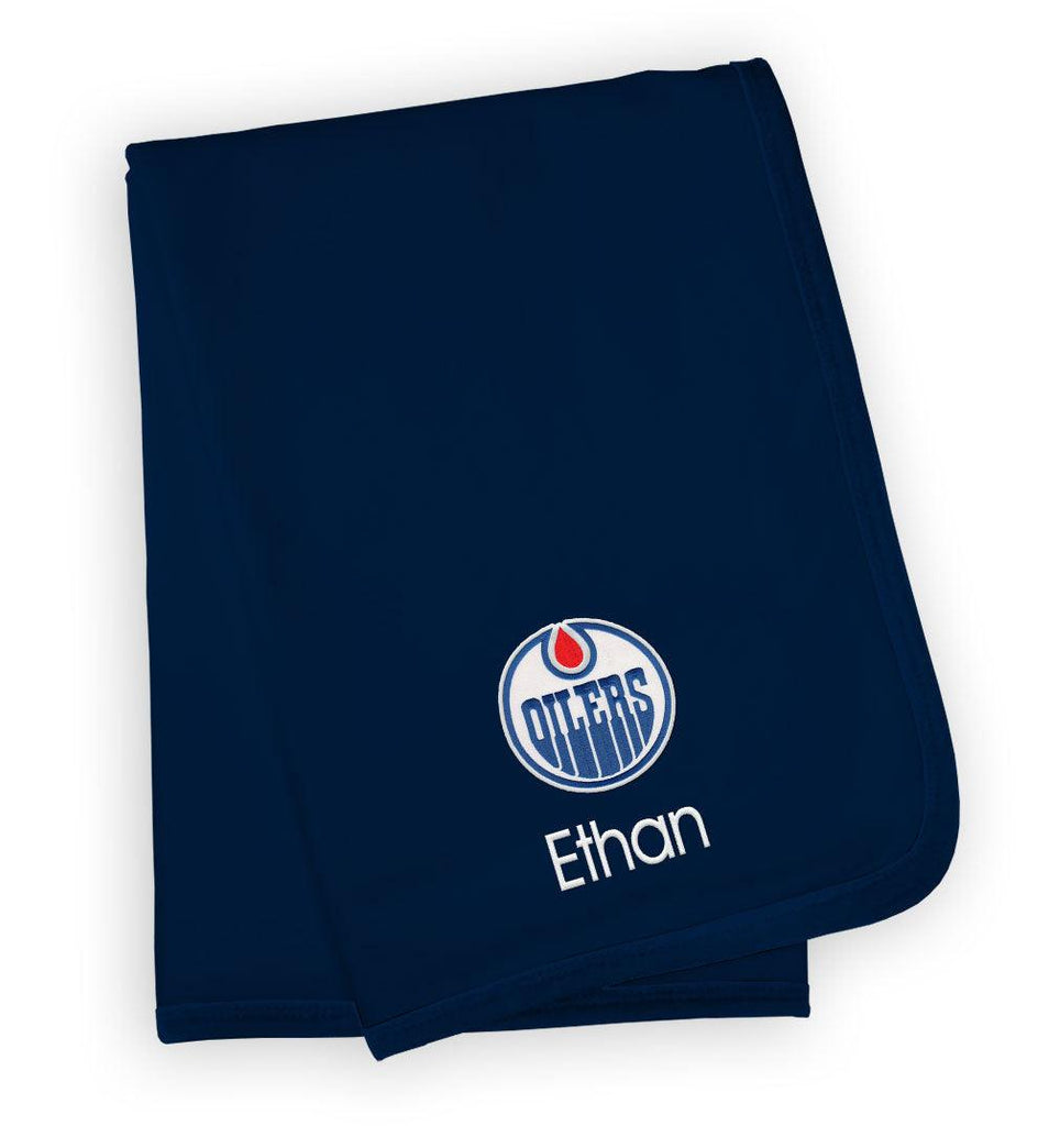 Personalized Edmonton Oilers Blanket - Designs by Chad & Jake