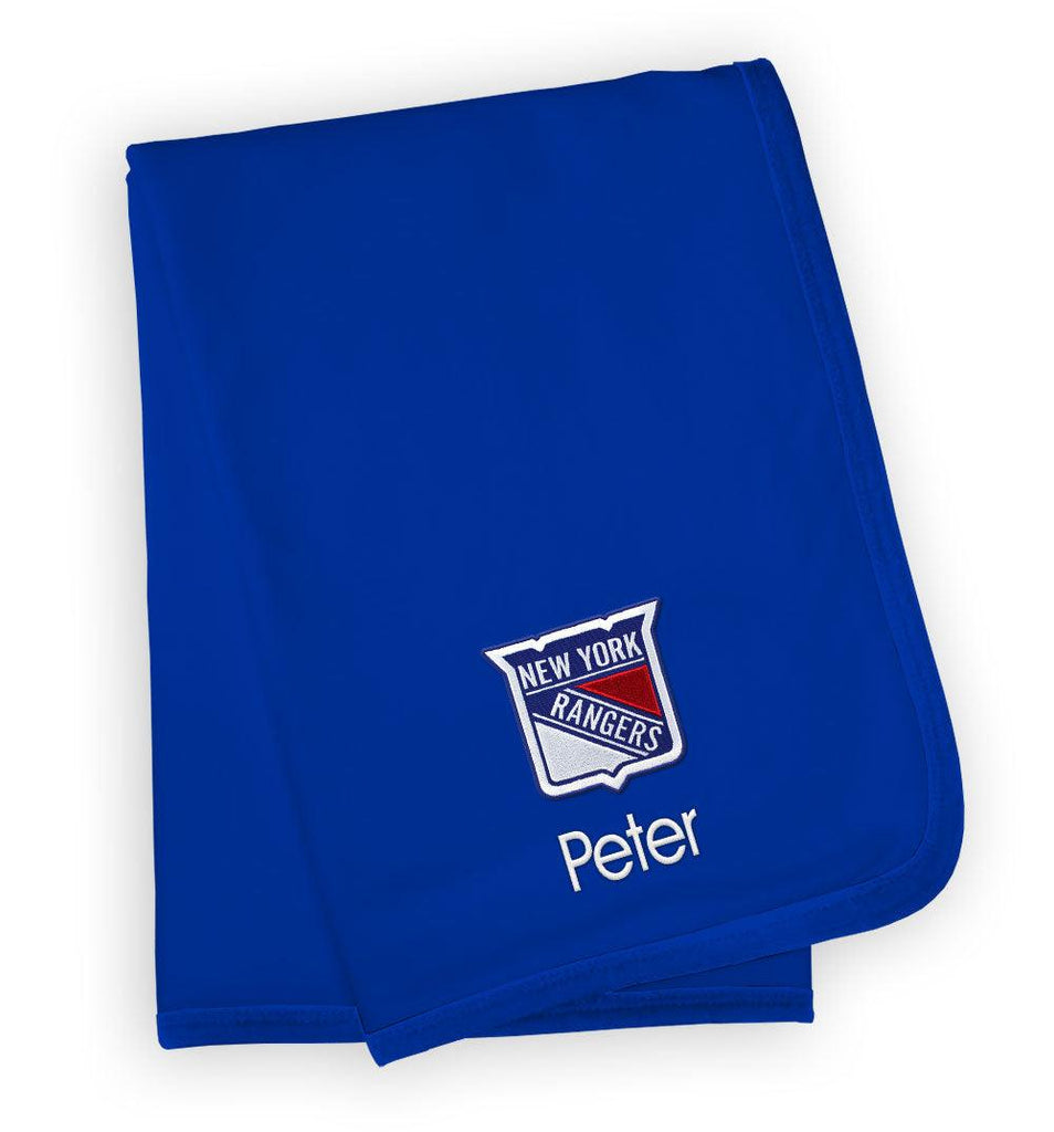 Personalized New York Rangers Blanket - Designs by Chad & Jake