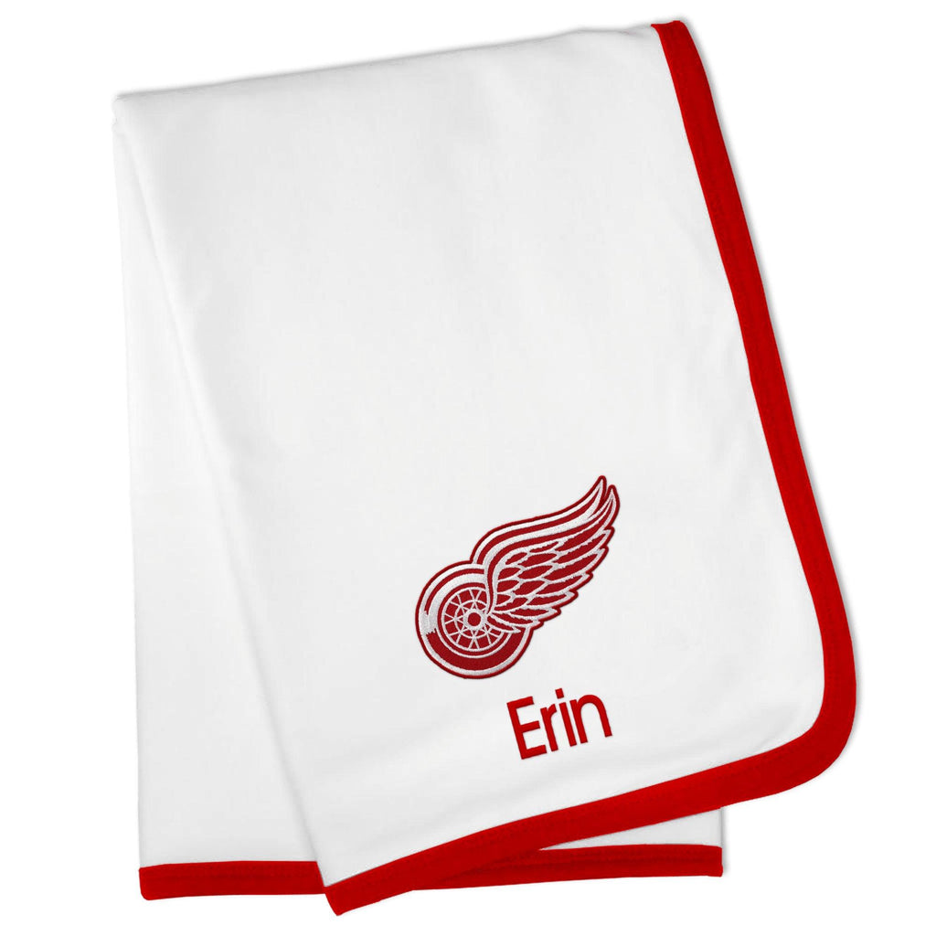 Personalized Detroit Red Wings Blanket - Designs by Chad & Jake