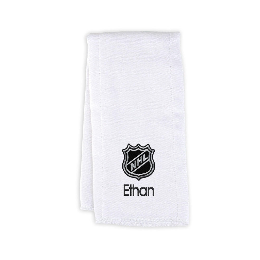 Personalized NHL Shield Burp Cloth - Designs by Chad & Jake