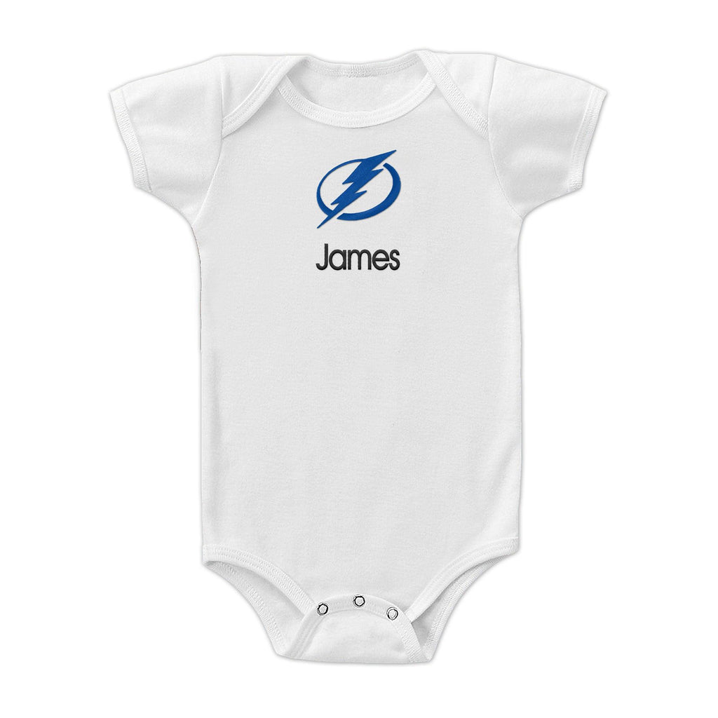 Personalized Tampa Bay Lightning Bodysuit - Designs by Chad & Jake