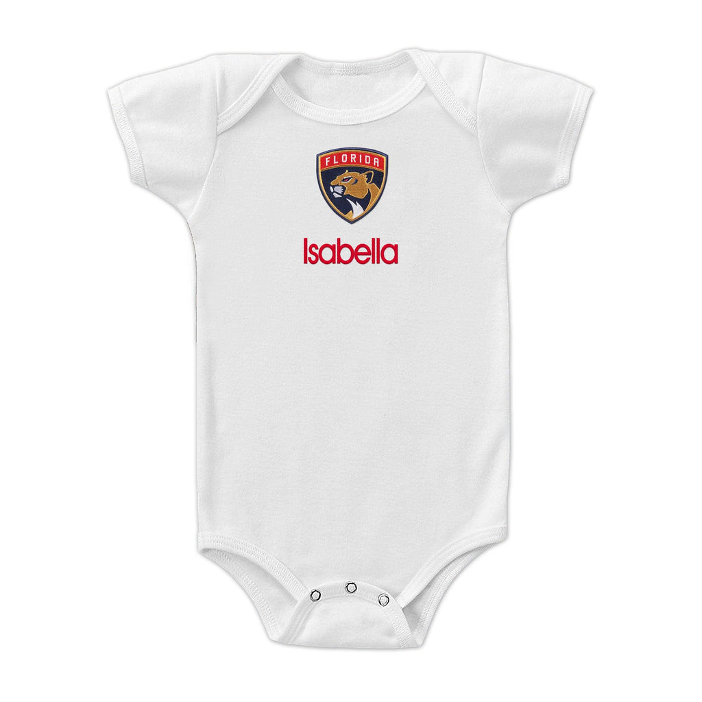 Personalized Florida Panthers Bodysuit - Designs by Chad & Jake