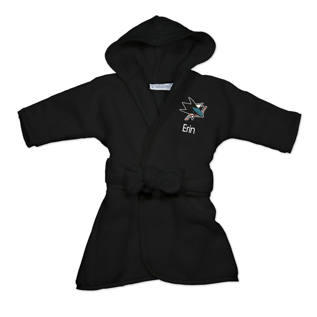 Personalized San Jose Sharks Robe - Designs by Chad & Jake