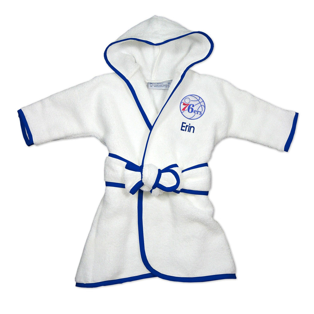 Personalized Philadelphia 76ers Robe - Designs by Chad & Jake
