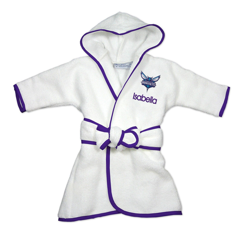 Personalized Charlotte Hornets Robe - Designs by Chad & Jake