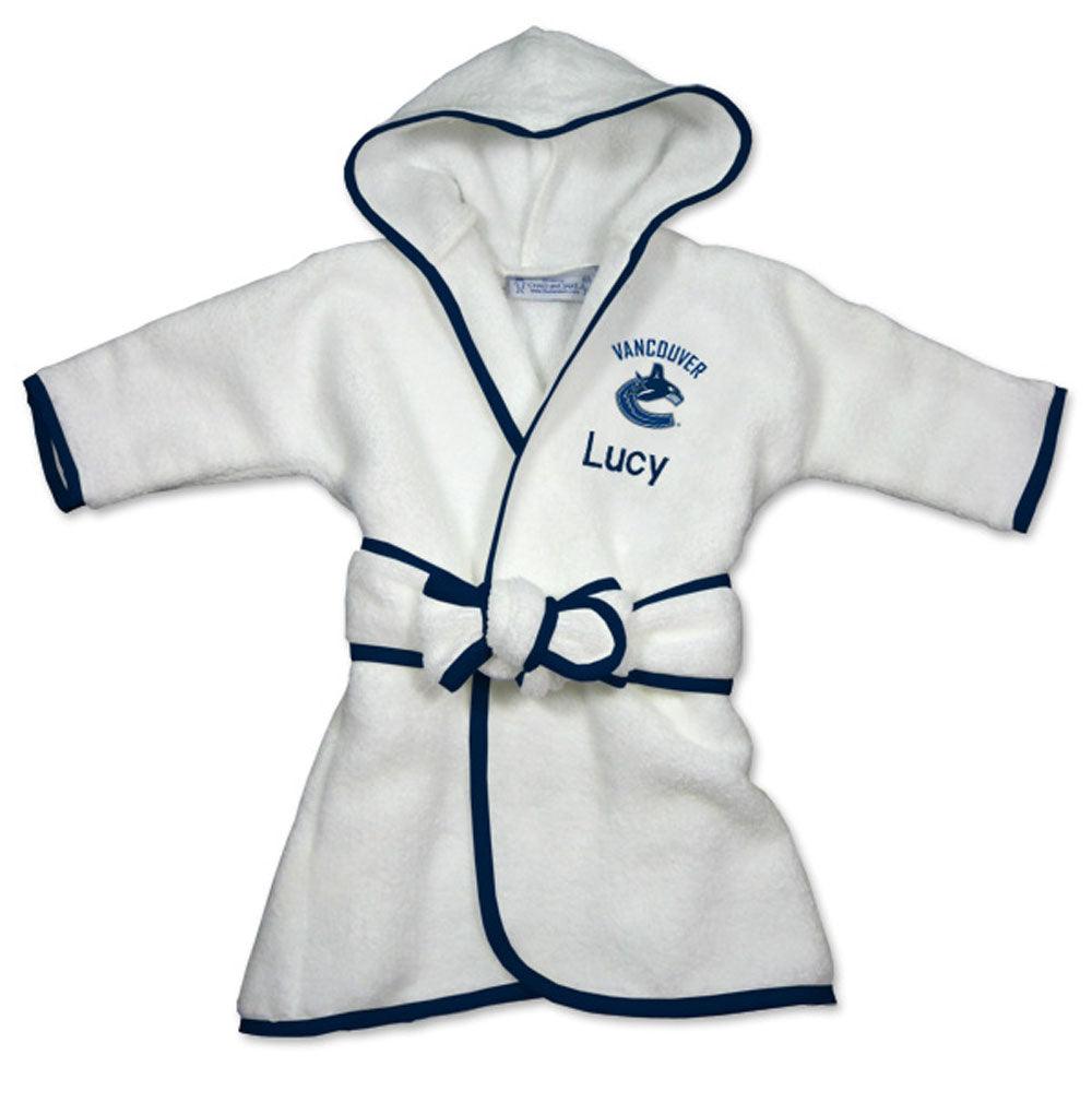 Personalized Vancouver Canucks Robe - Designs by Chad & Jake