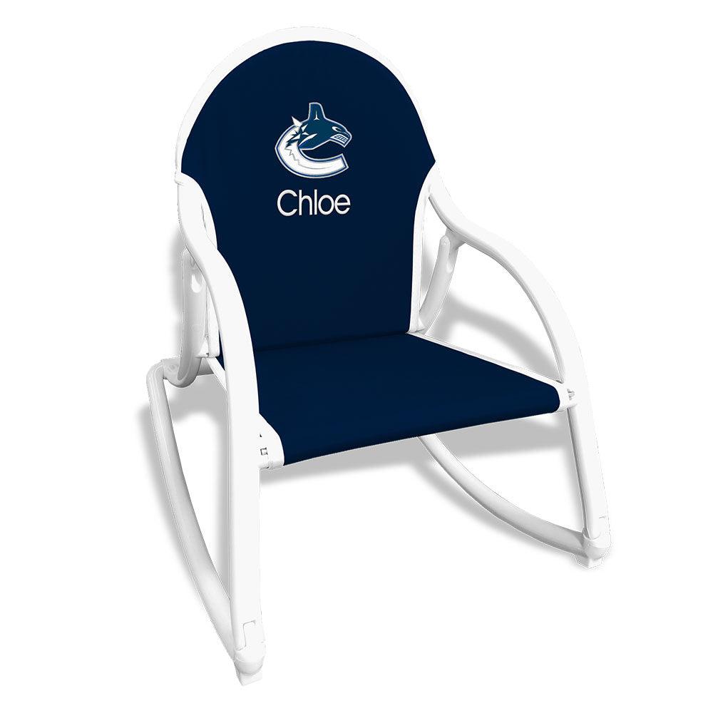 Personalized Vancouver Canucks Rocking Chair - Designs by Chad & Jake