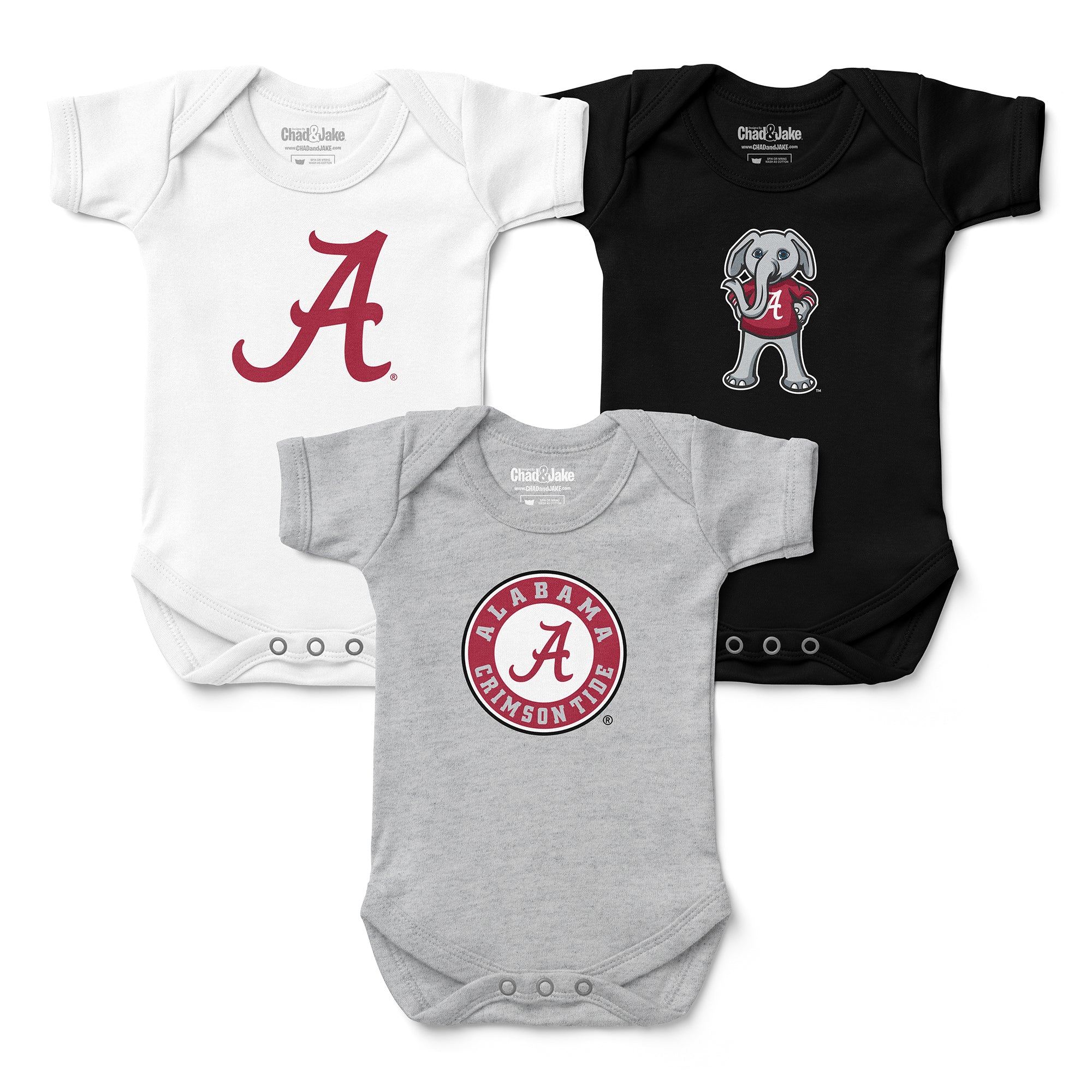 Officially Licensed Alabama Crimson Tide Infant, Toddler, & Baby Gear   Designs by Chad & Jake