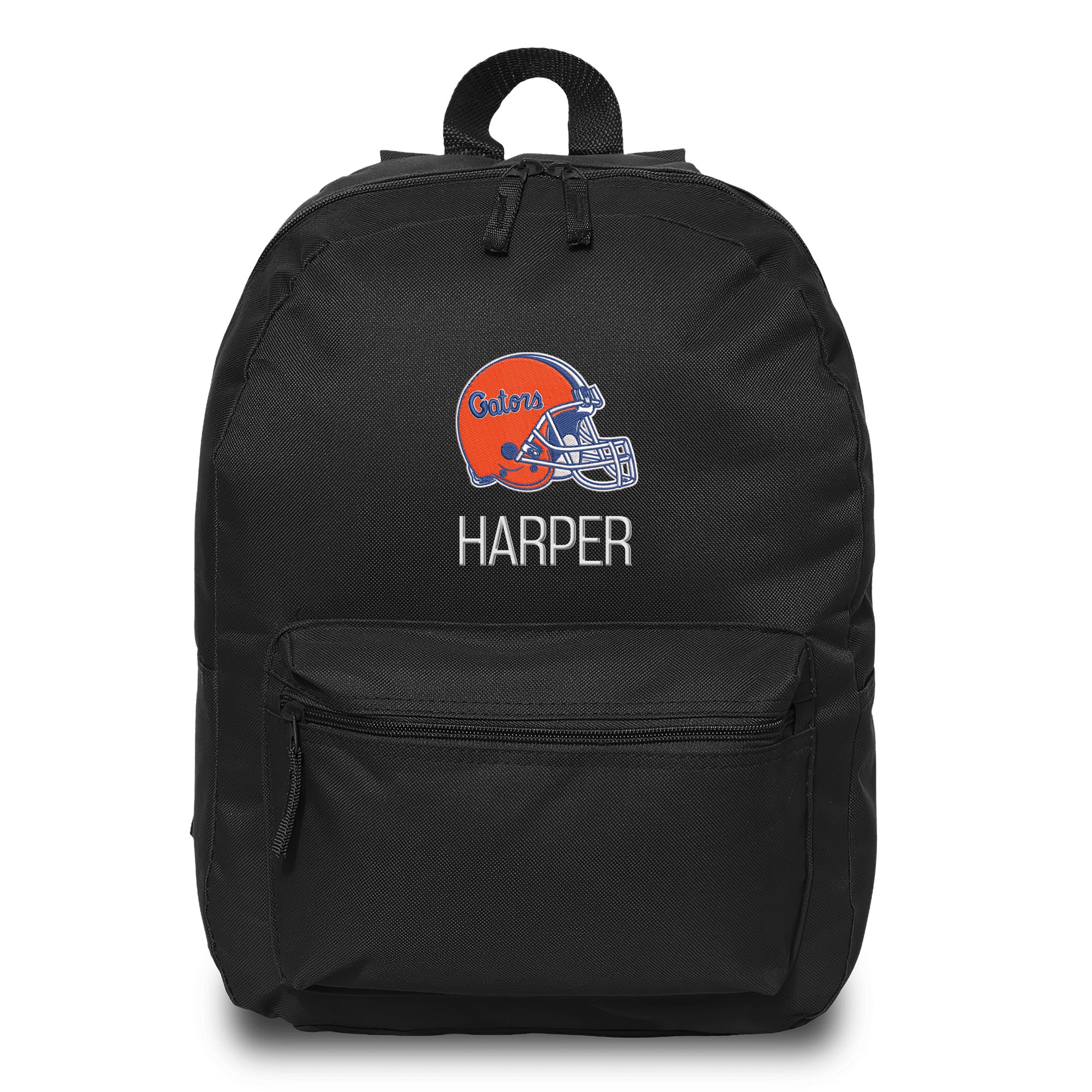 Chad & Jake Black Florida Gators Personalized Backpack