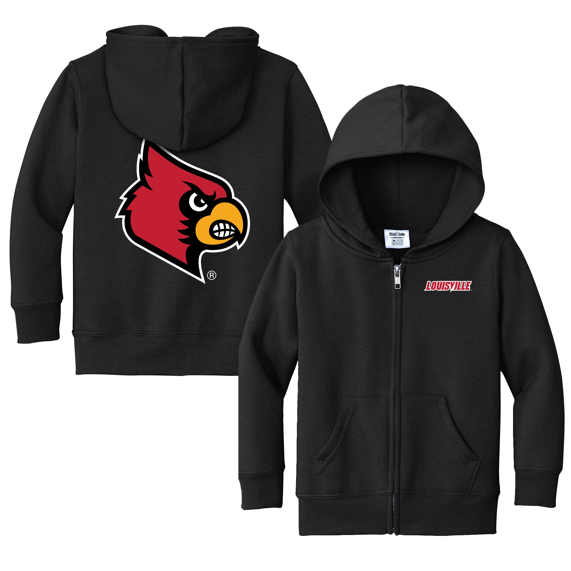 Louisville Cardinals Logo Toddler Full-Zip Sweatshirt – Designs by