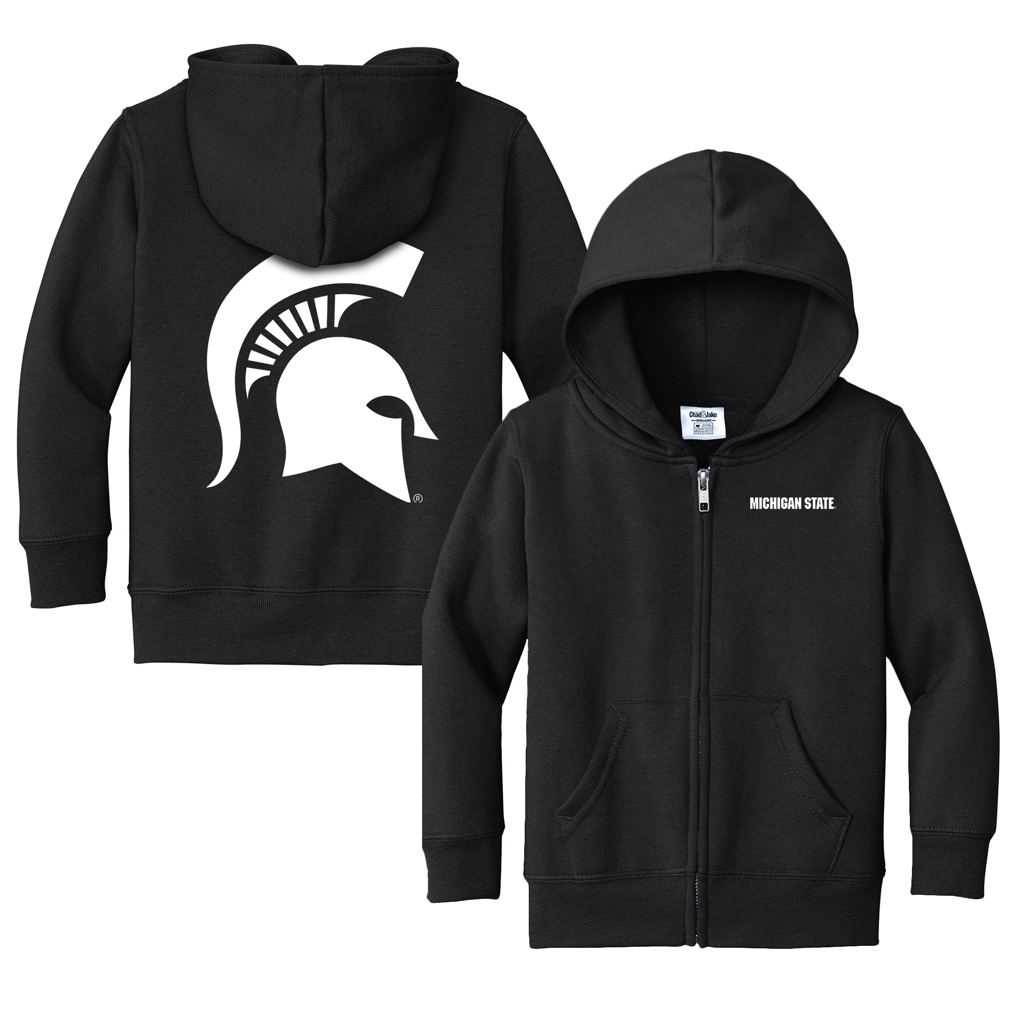 Michigan State Spartans Logo Toddler Full-Zip Sweatshirt – Designs