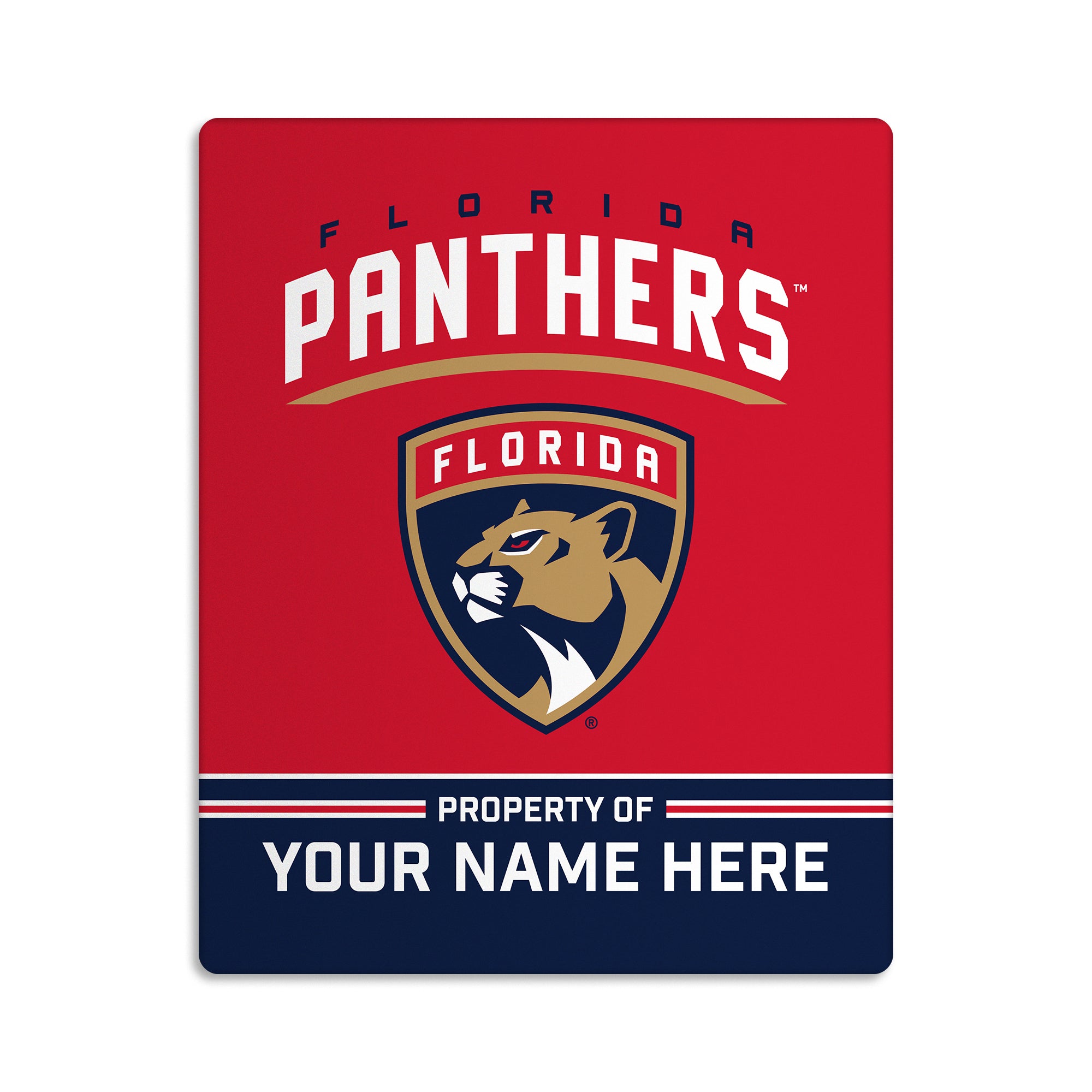Panders Sign Custom Florida Panthers