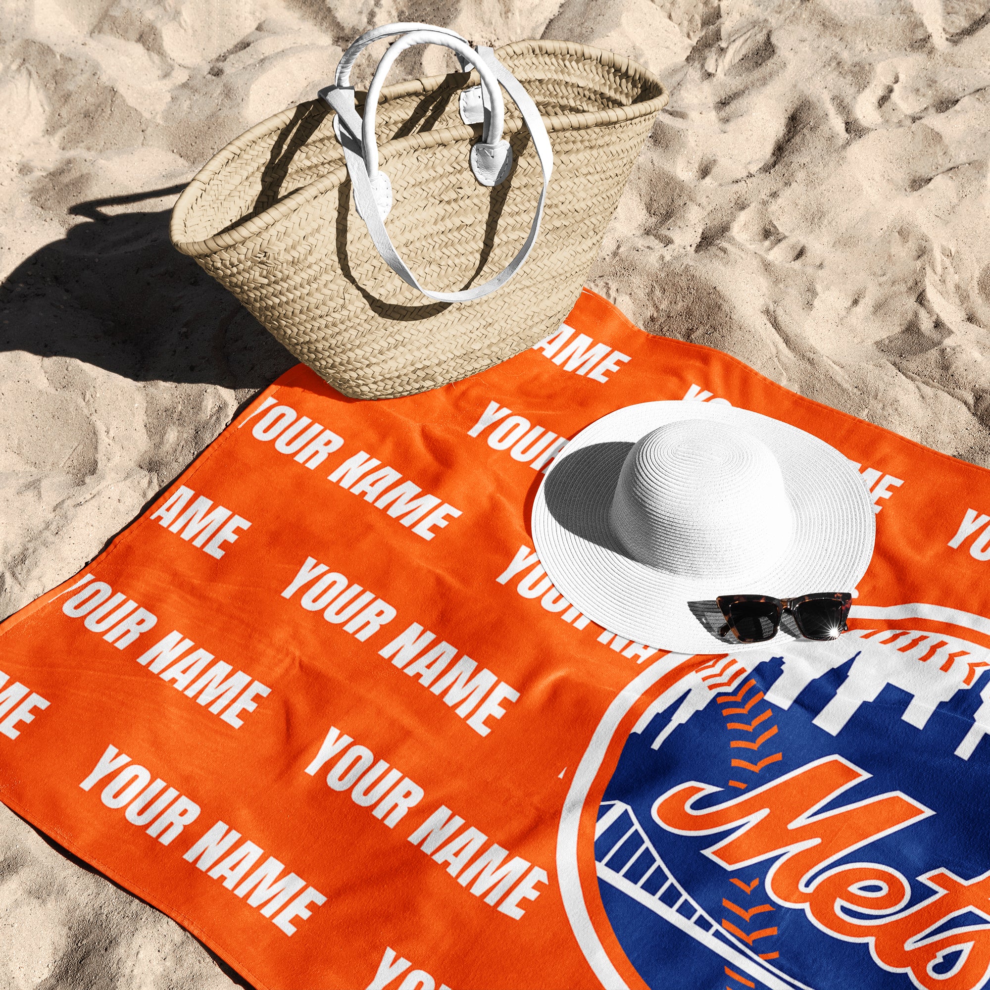 MLB Houston Astros Custom Name Jersey Style Beach Towel