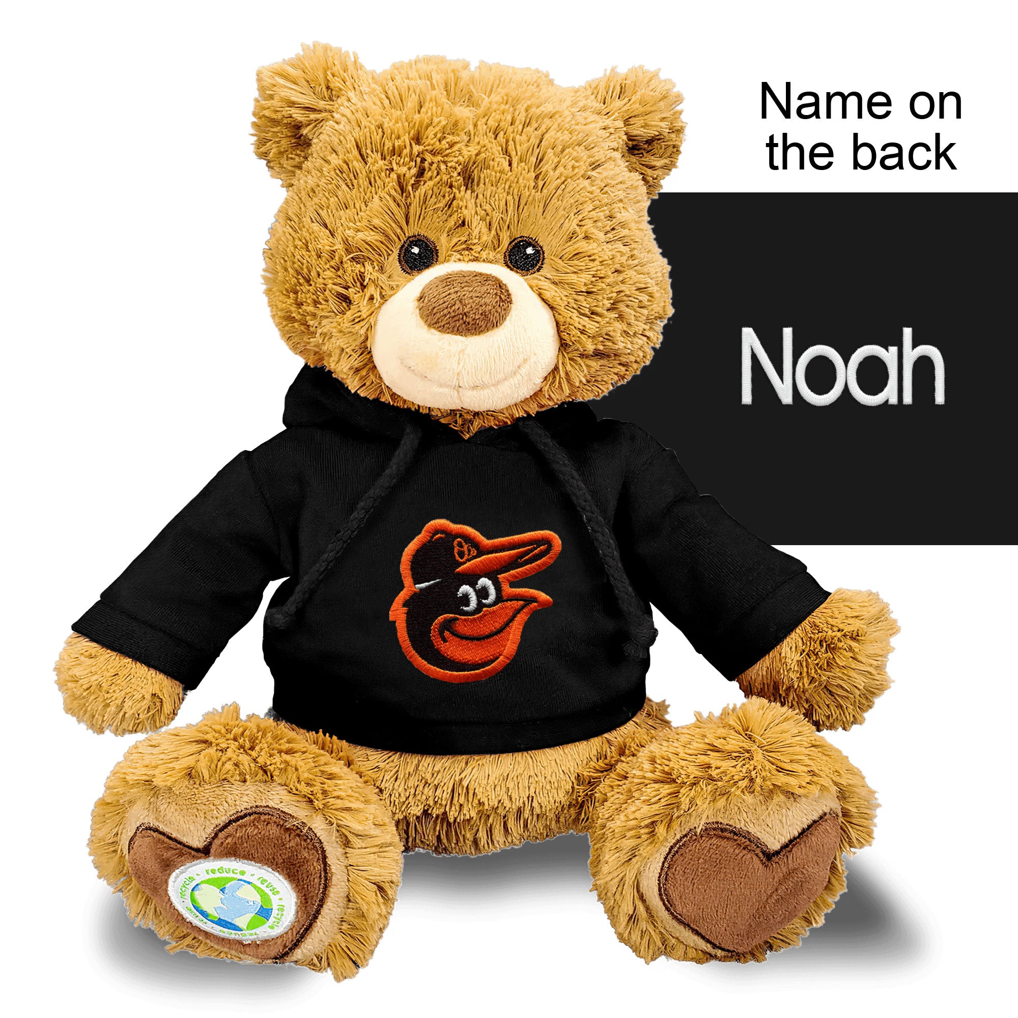 Personalized Baltimore Orioles 10 Plush Bear 2 – Designs by Chad & Jake