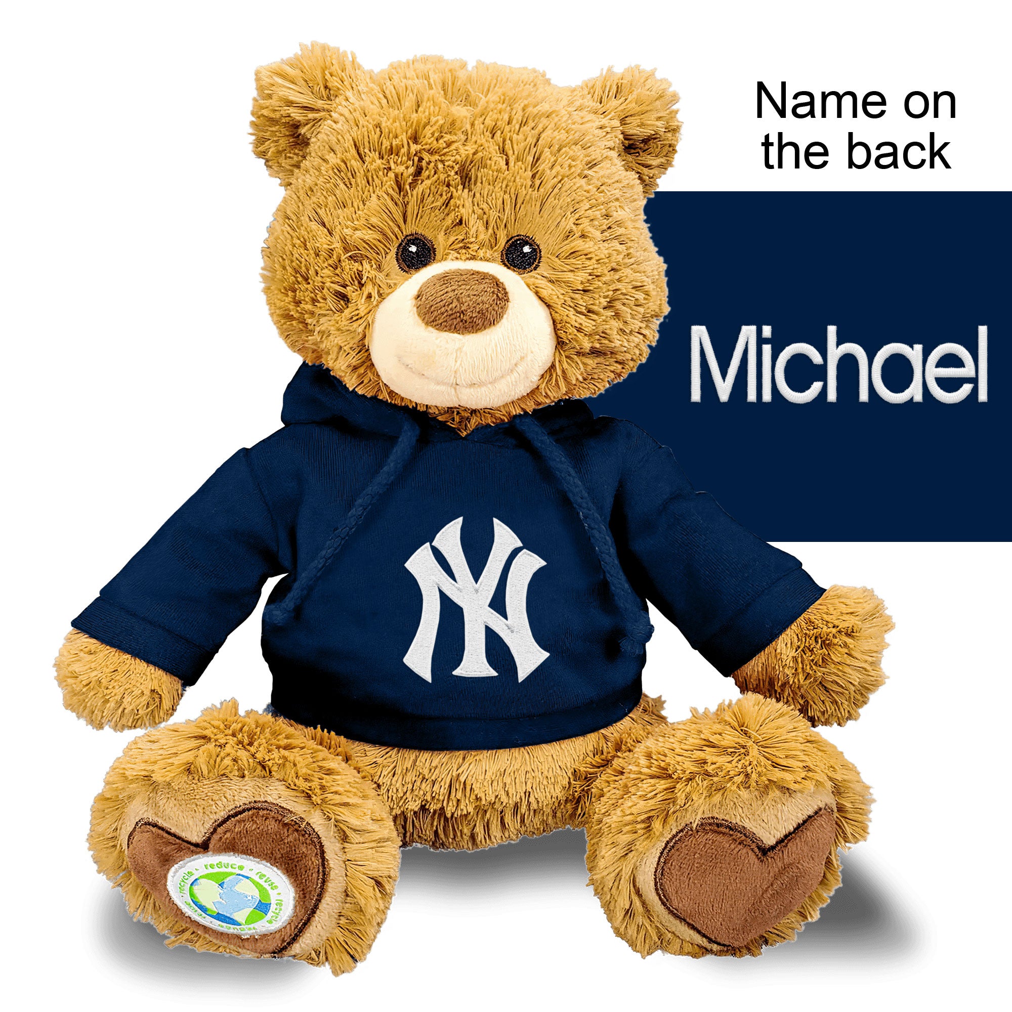 Personalized New York Yankees 10 Plush Bear 2 – Designs by Chad & Jake