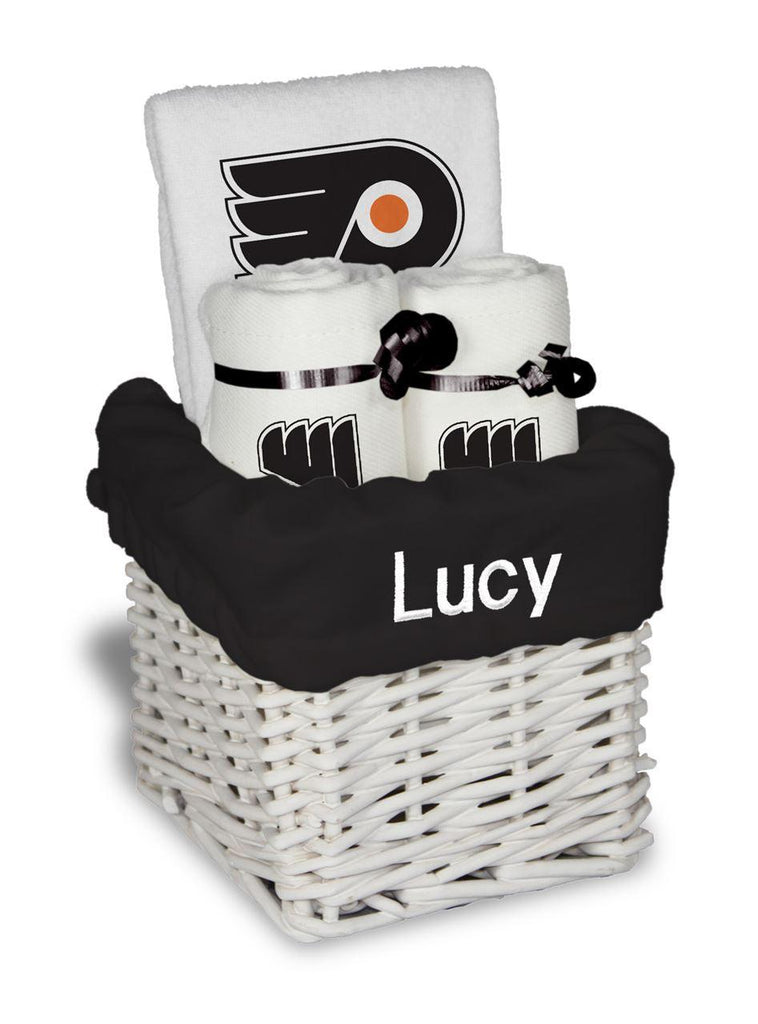 Personalized Philadelphia Flyers Small Basket - 4 Items - Designs by Chad & Jake