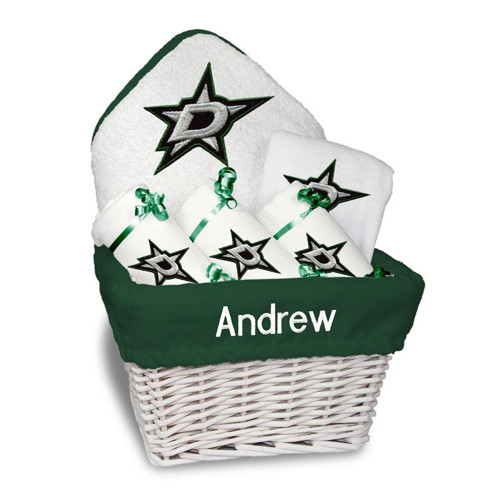 Personalized Dallas Stars Medium Basket - 6 Items - Designs by Chad & Jake