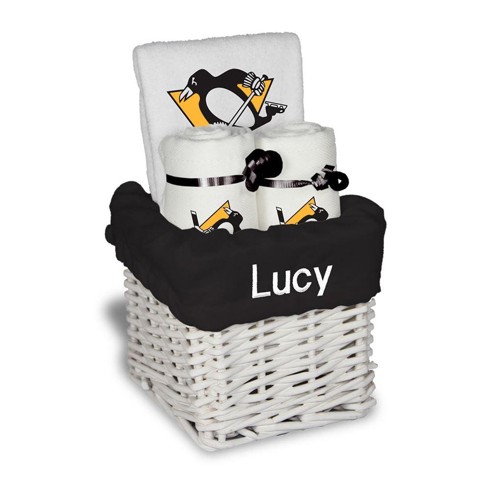 Personalized Pittsburgh Penguins Small Basket - 4 Items - Designs by Chad & Jake