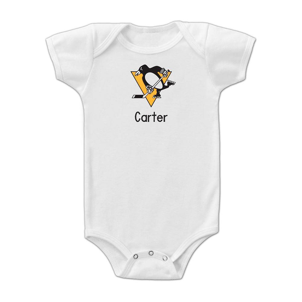 Personalized Pittsburgh Penguins Bodysuit - Designs by Chad & Jake