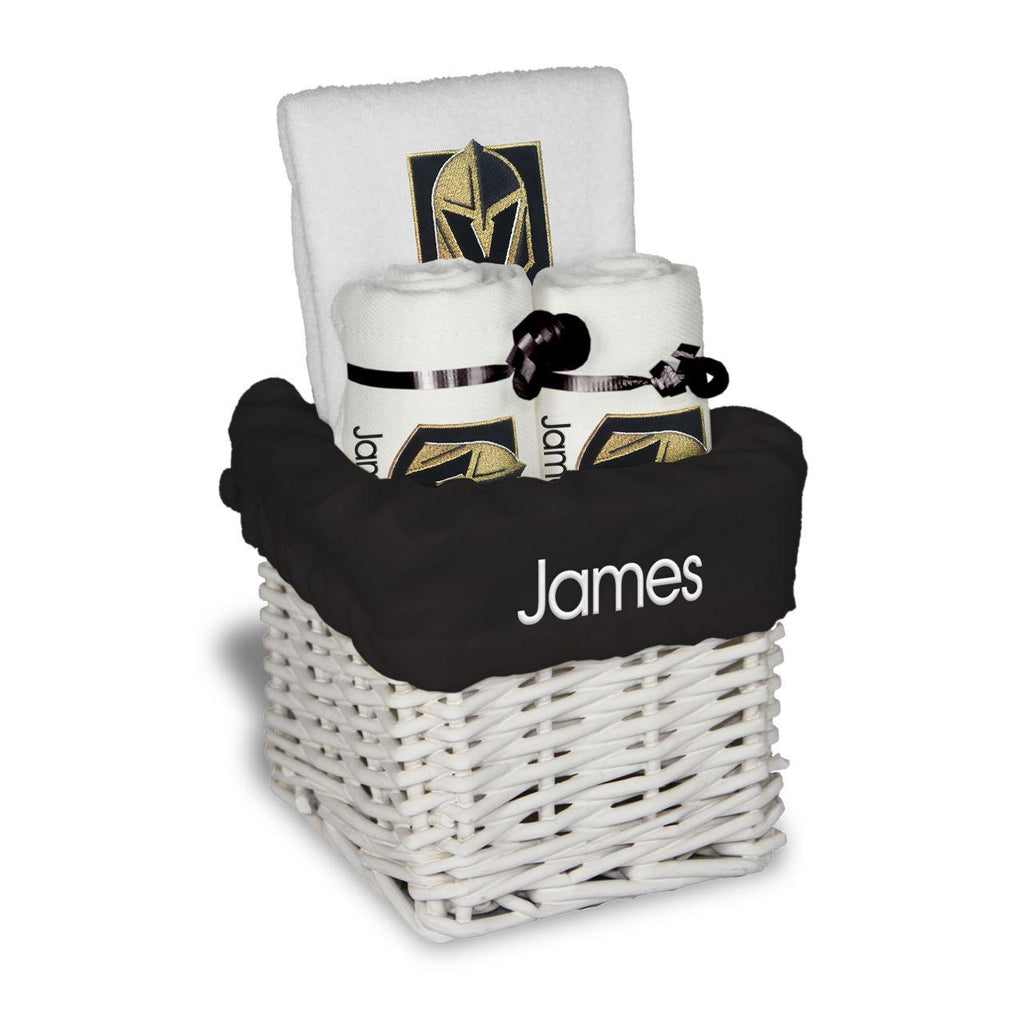 Personalized Vegas Golden Knights Small Basket - 4 Items - Designs by Chad & Jake