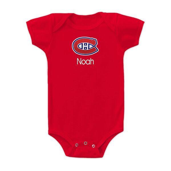 Personalized Montreal Canadiens Bodysuit - Designs by Chad & Jake