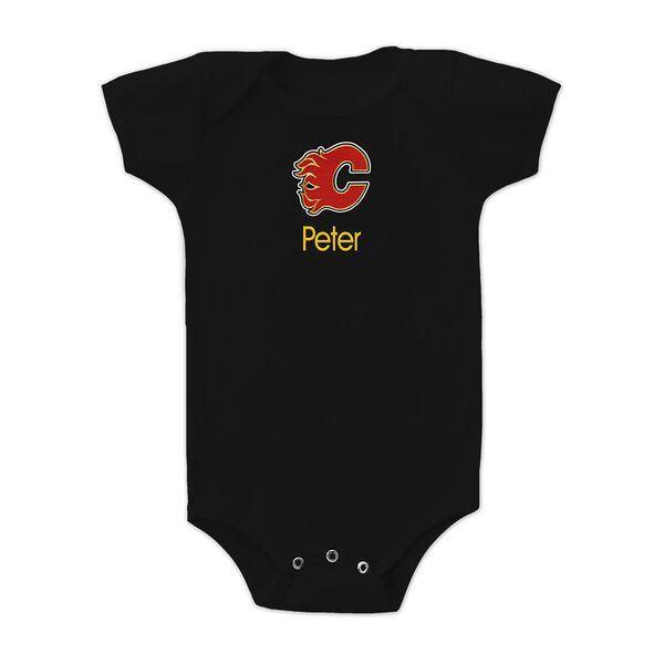 Personalized Calgary Flames Bodysuit - Designs by Chad & Jake
