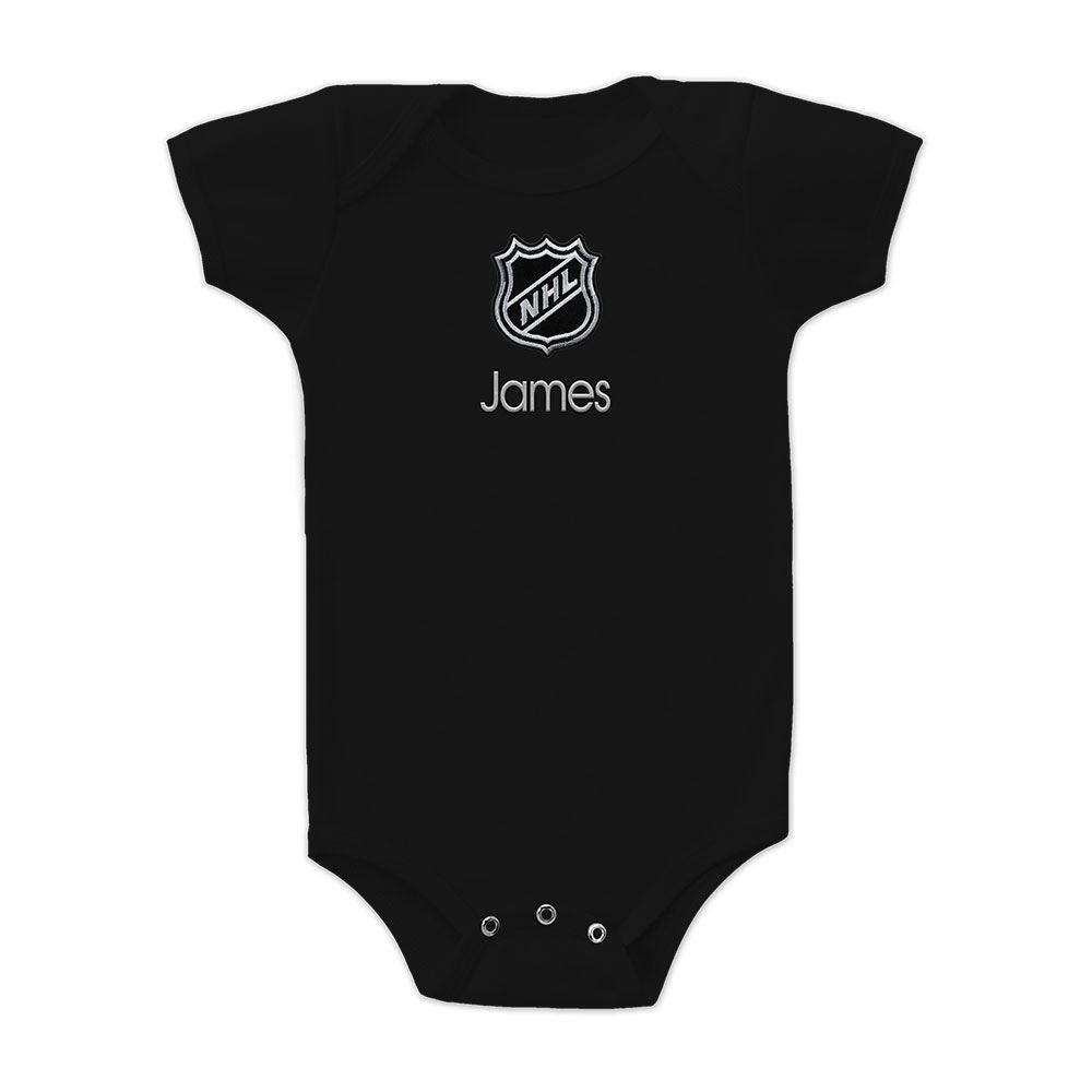 Personalized NHL Shield Bodysuit - Designs by Chad & Jake