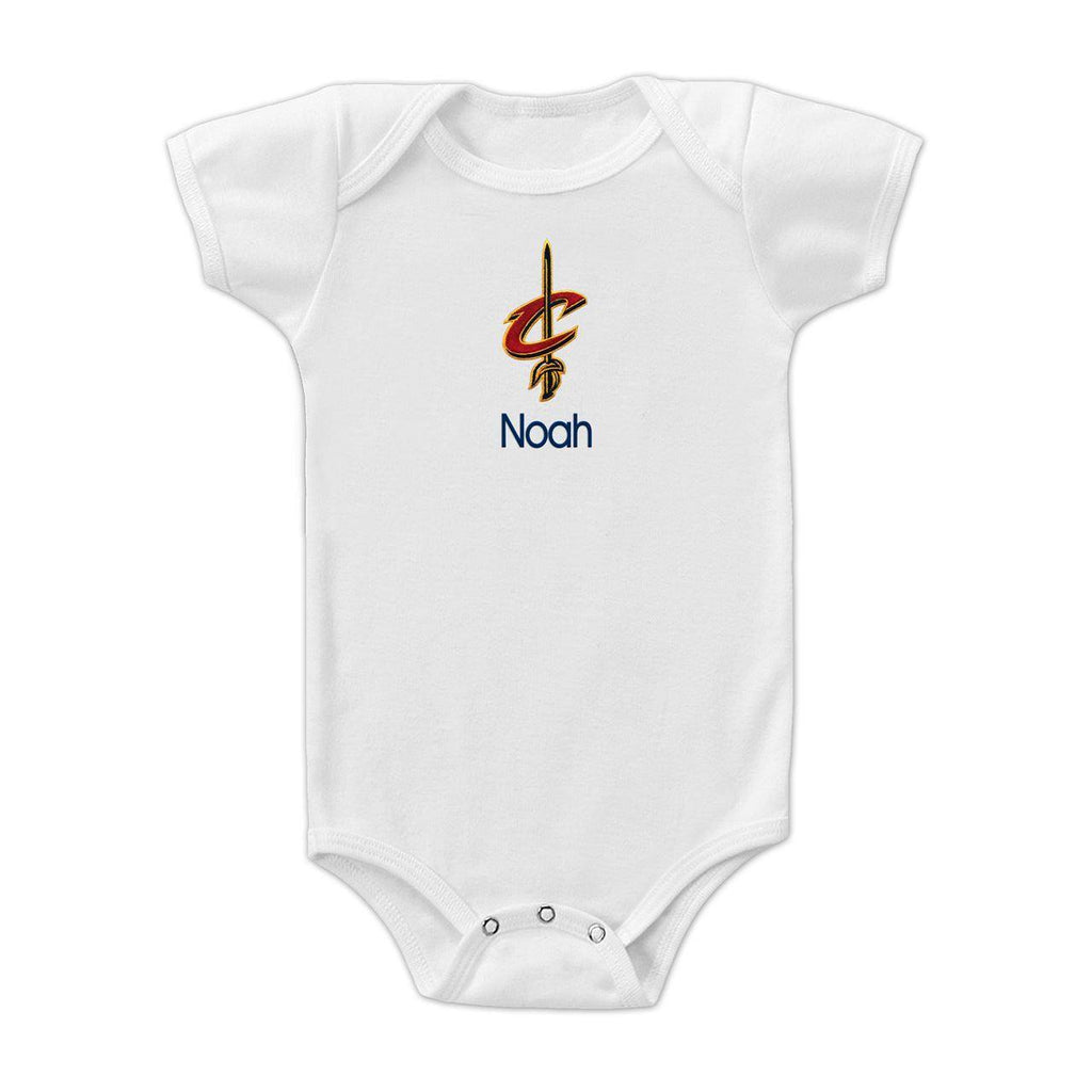 Personalized Cleveland Cavaliers Bodysuit - Designs by Chad & Jake