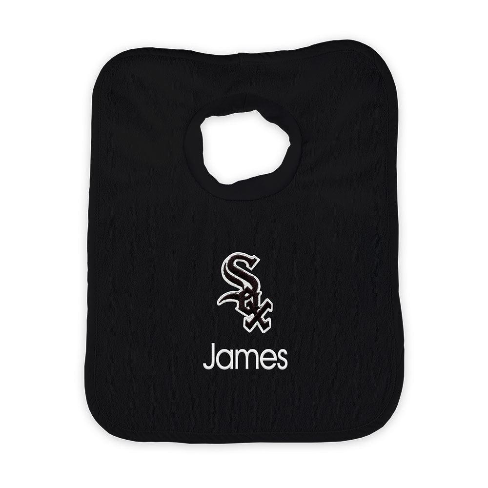 Personalized Chicago White Sox Pullover Bib - Designs by Chad & Jake