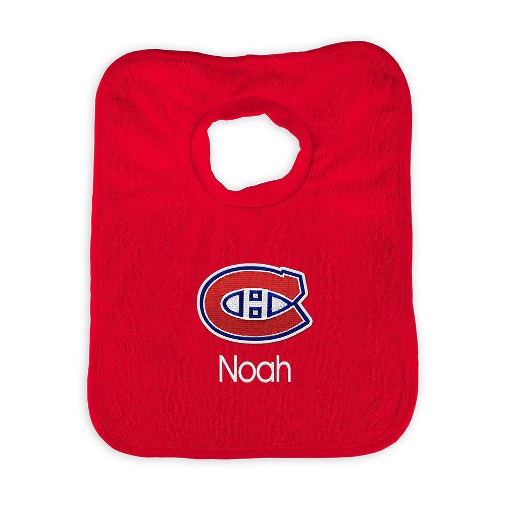 Personalized Montreal Canadiens Bib - Designs by Chad & Jake