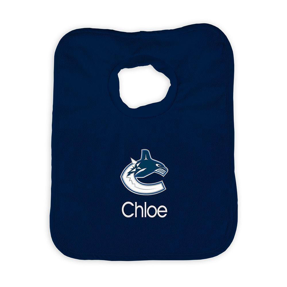 Personalized Vancouver Canucks Bib - Designs by Chad & Jake