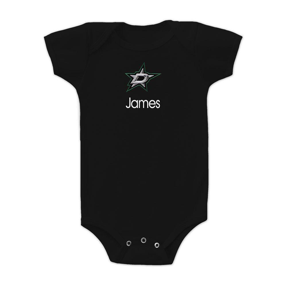 Personalized Dallas Stars Bodysuit - Designs by Chad & Jake
