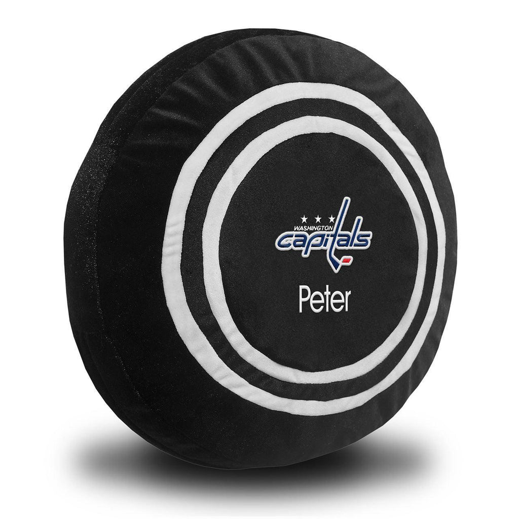 Personalized Washington Capitals Plush Hockey Puck - Designs by Chad & Jake
