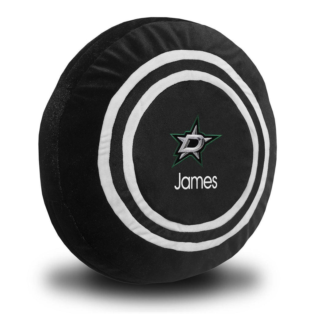 Personalized Dallas Stars Plush Hockey Puck - Designs by Chad & Jake