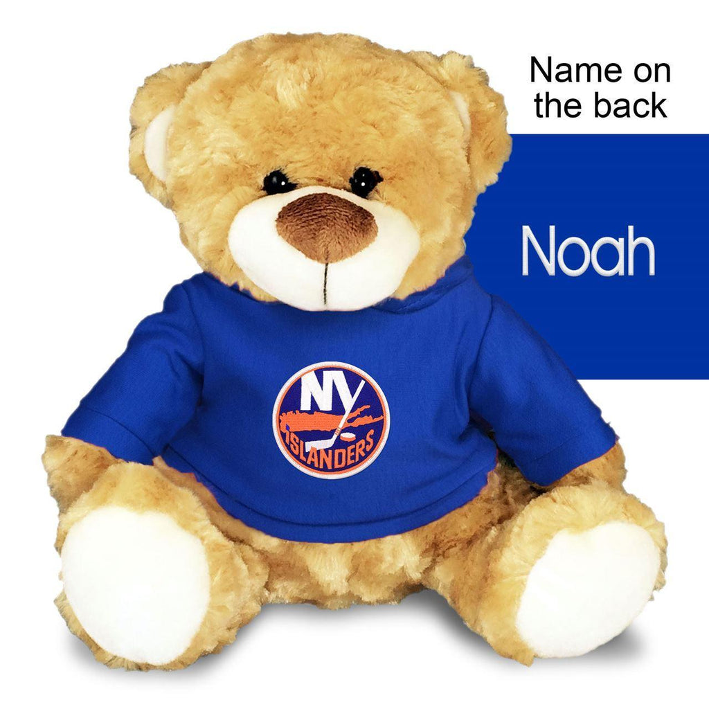 Personalized New York Islanders 10" Plush Bear - Designs by Chad & Jake