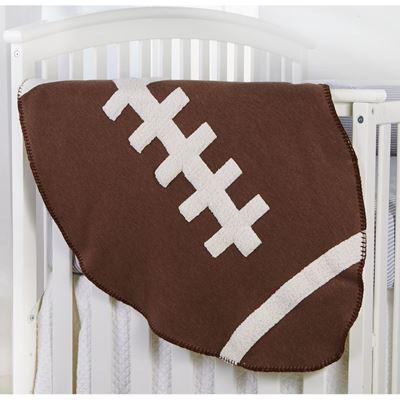 Personalized Football Sherpa Blanket - Designs by Chad & Jake