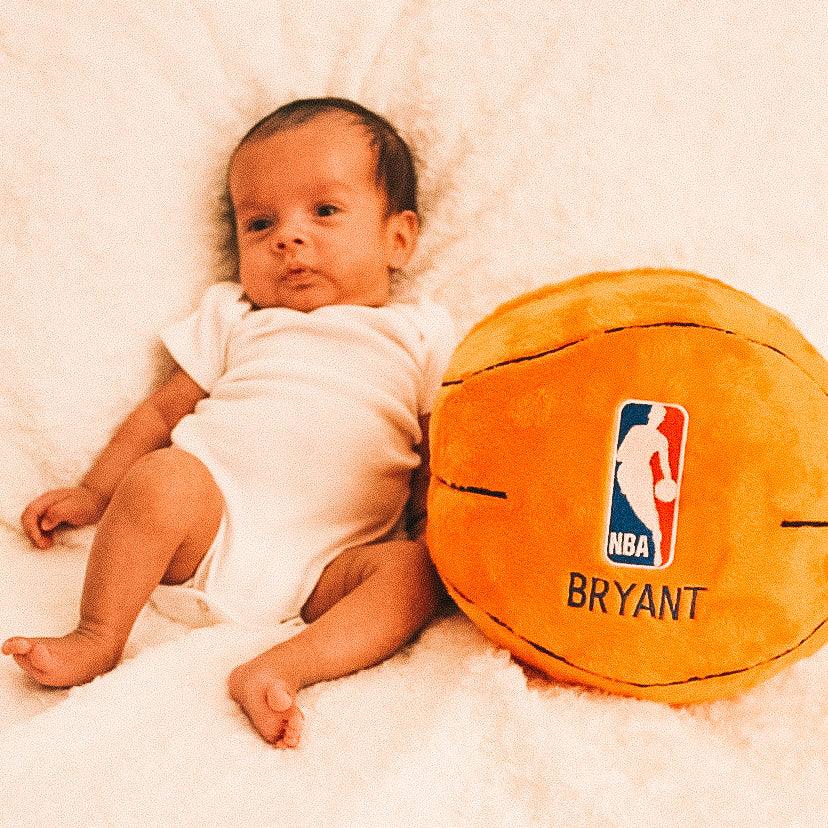 Personalized NBA Logoman Plush Basketball - Designs by Chad & Jake