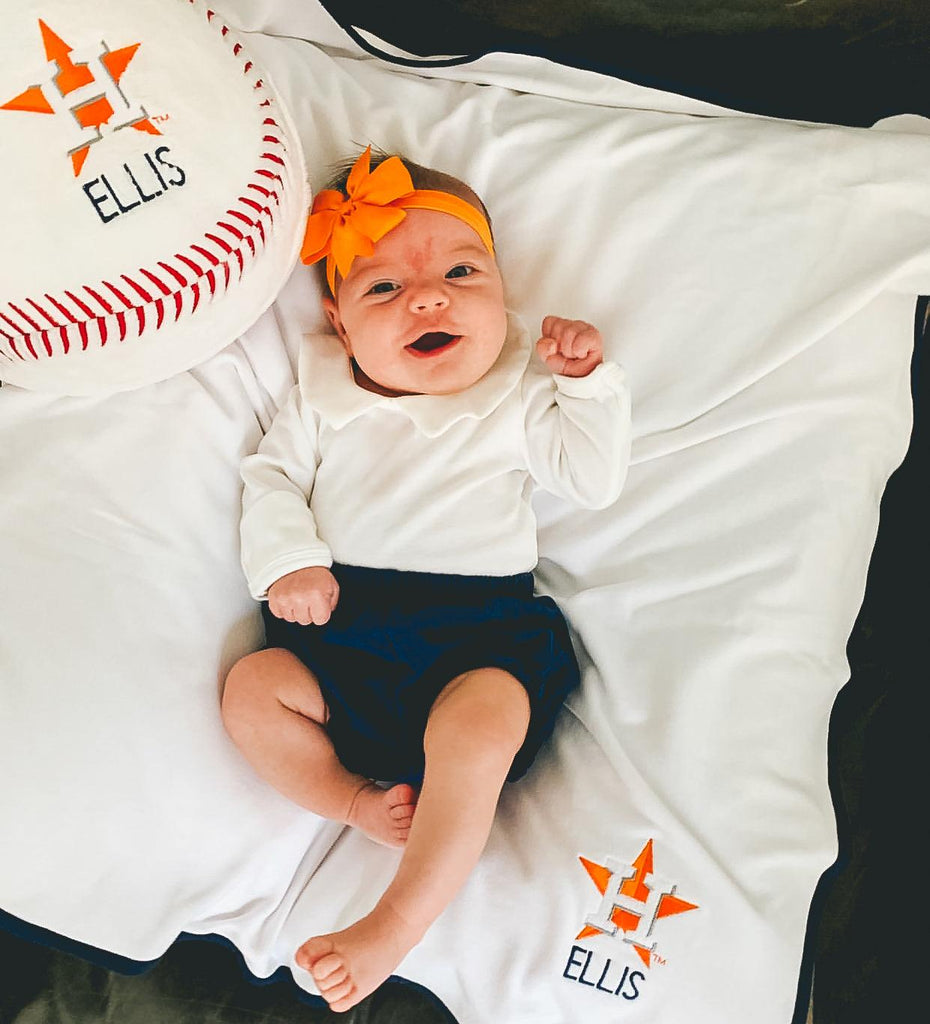 Personalized Houston Astros Plush Baseball - Designs by Chad & Jake