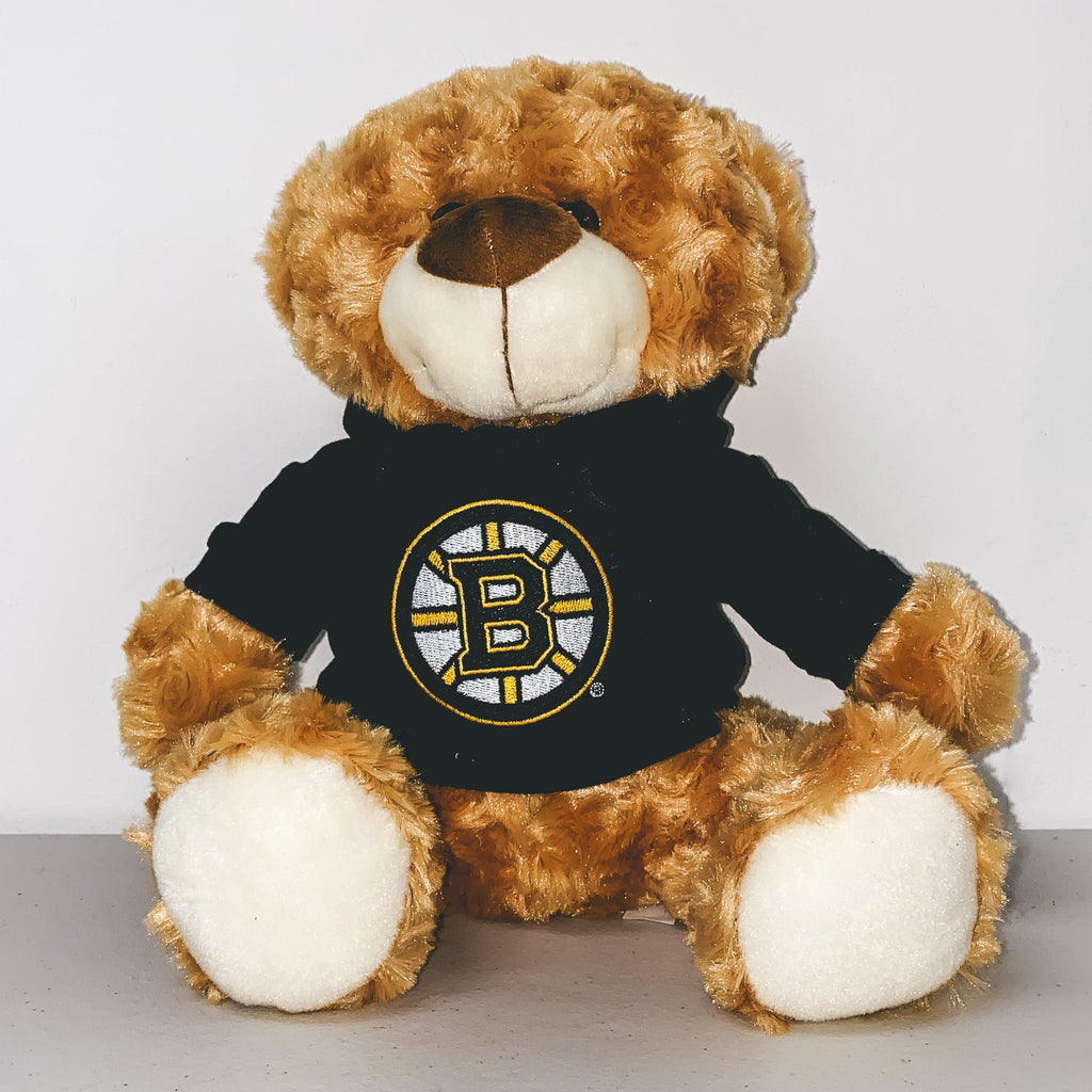 Personalized Boston Bruins 10" Plush Bear - Designs by Chad & Jake