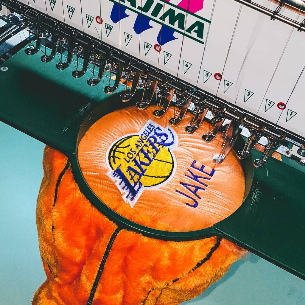 Personalized Los Angeles Lakers Plush Basketball - Designs by Chad & Jake