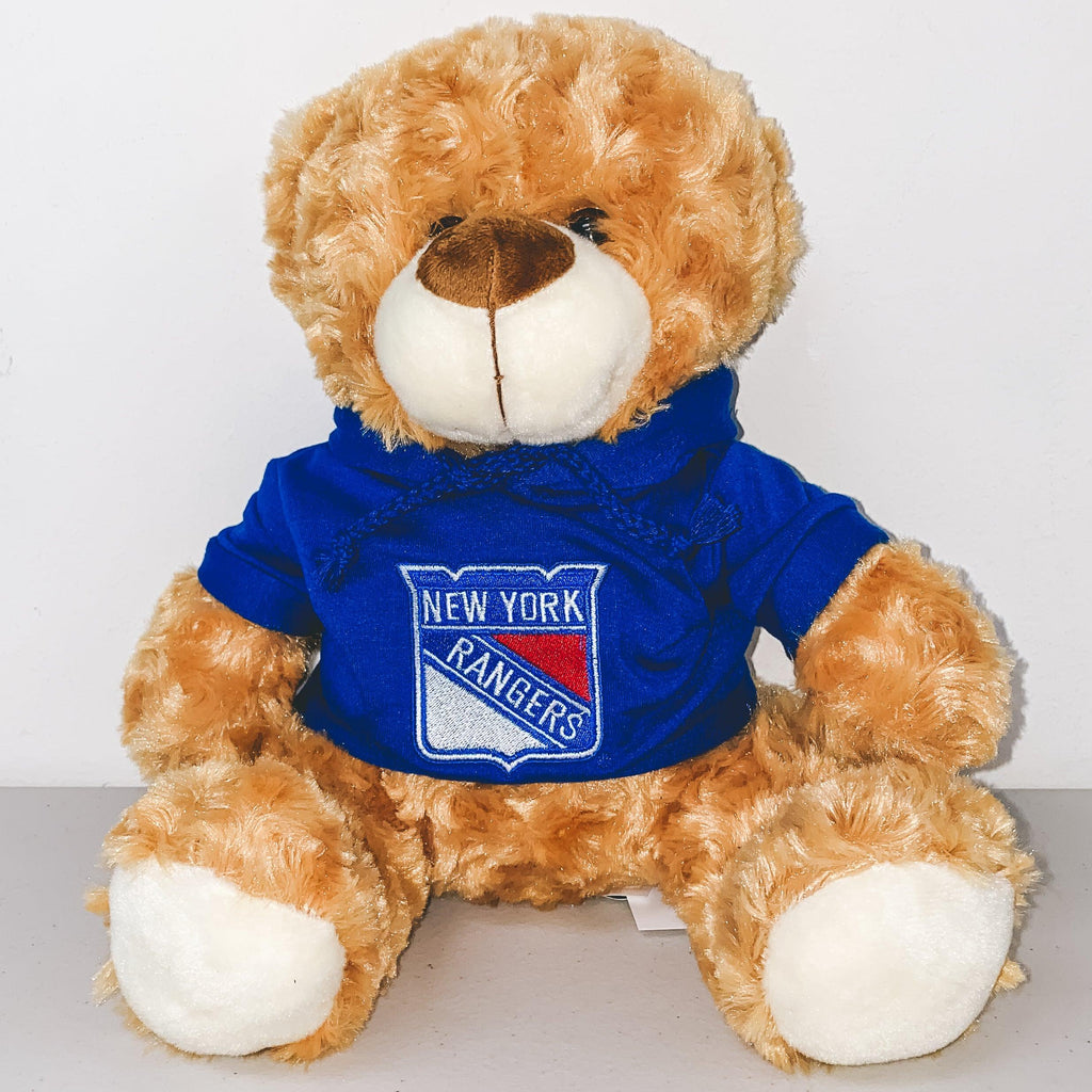 Personalized New York Rangers 10" Plush Bear - Designs by Chad & Jake