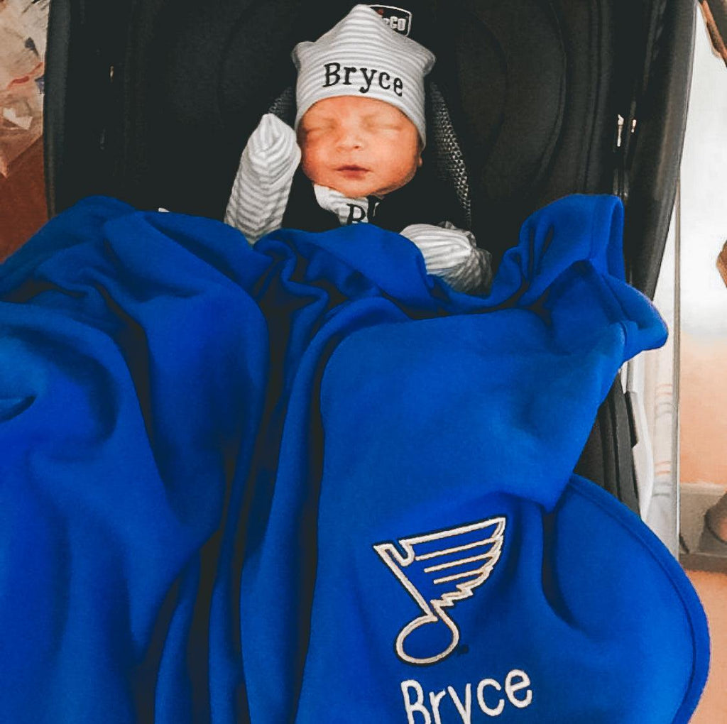 Personalized St. Louis Blues Blanket - Designs by Chad & Jake