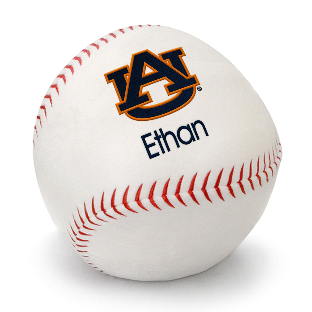 Personalized Auburn Tigers Plush Baseball - Designs by Chad & Jake