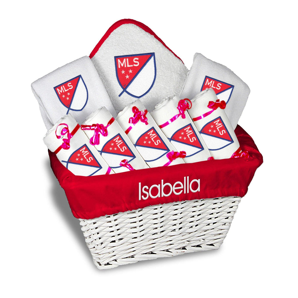 Personalized MLS Crest Large Basket A - 4 Items - Designs by Chad & Jake