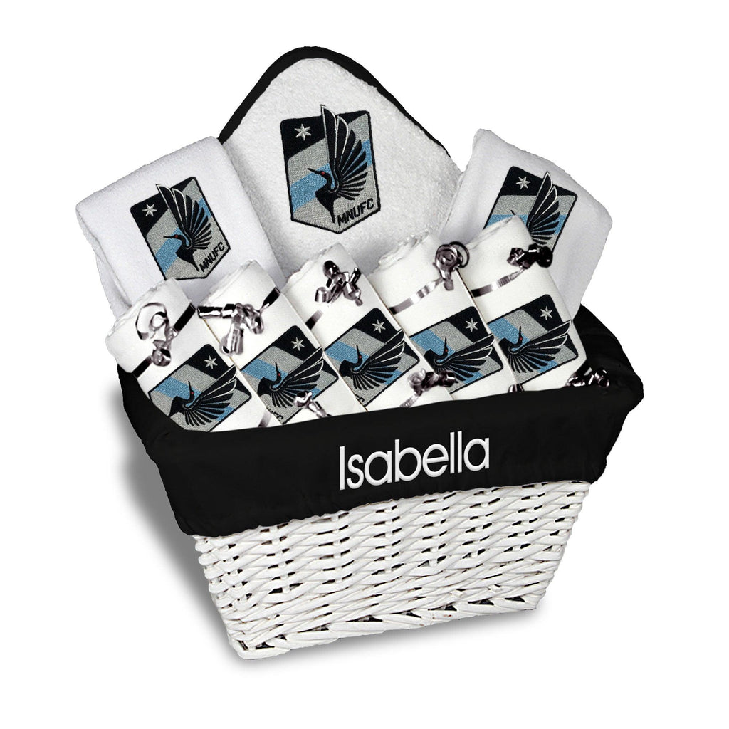 Personalized Minnesota United Large Basket - 9 Items - Designs by Chad & Jake