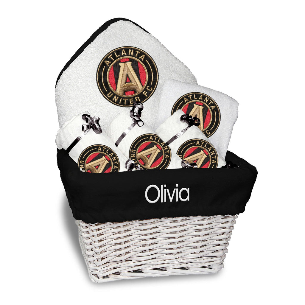 Personalized Atlanta United Medium Basket - 6 Items - Designs by Chad & Jake