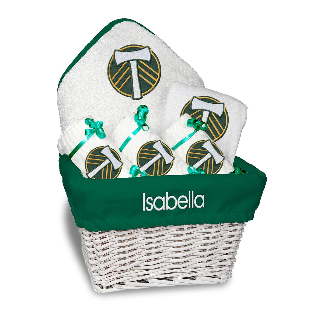 Personalized Portland Timbers Medium Basket - 6 Items - Designs by Chad & Jake
