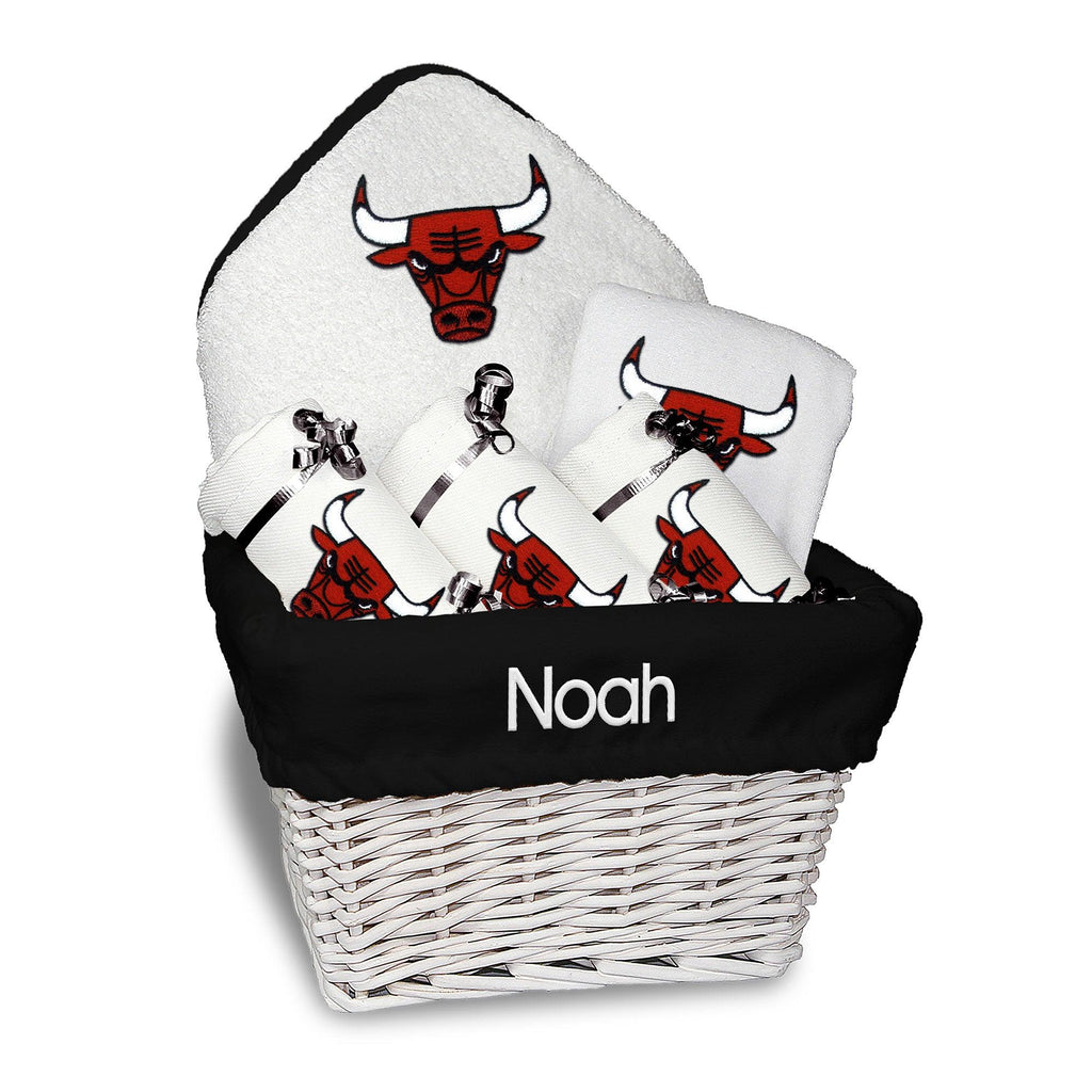 Personalized Chicago Bulls Medium Basket - 6 items - Designs by Chad & Jake