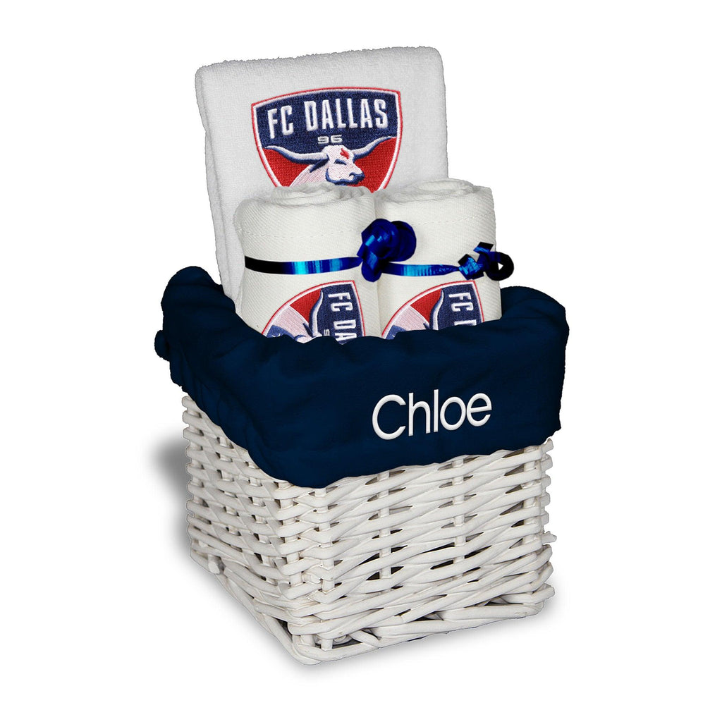 Personalized FC Dallas Small Basket - 4 Items - Designs by Chad & Jake