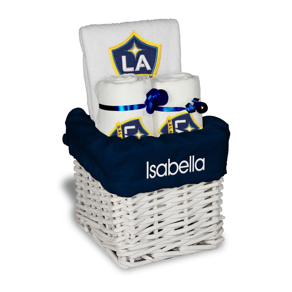 Personalized LA Galaxy Small Basket - 4 Items - Designs by Chad & Jake